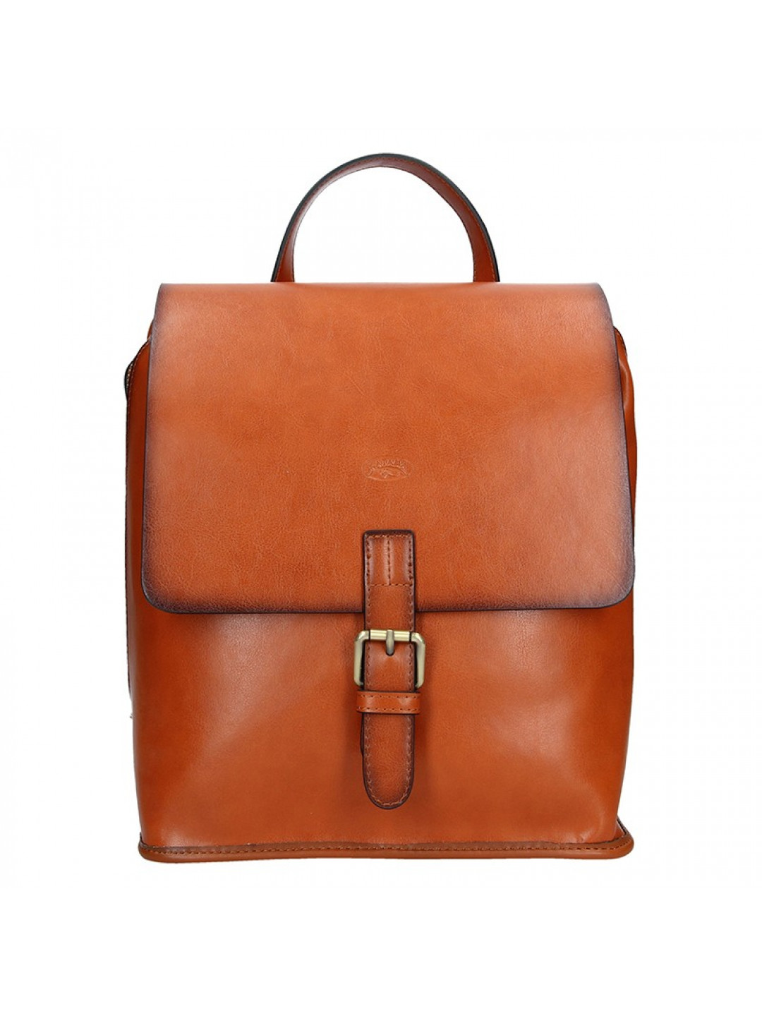 Elegantní dámský kožený batoh Katana Petra – světle hnědá